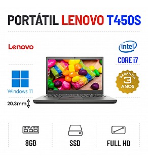LENOVO THINKPAD T450S | 14.1'' FULLHD | i7-5600u | 8GB RAM | 240GB SSD