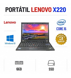 LENOVO THINKPAD X220 12.5" i5-2520M 6GB RAM 120GB SSD
