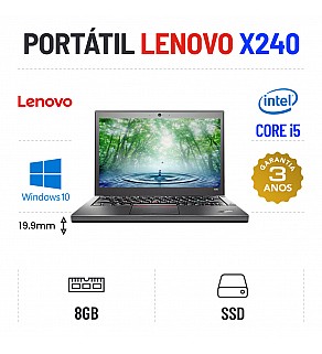 LENOVO X240 12.5" i5-4200U 8GB RAM SSD