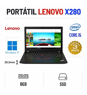 LENOVO FINO X280 | 12.5" | i5-8250U | 8GB RAM | 240GB SSD OFERTA OFFICE 2021