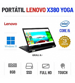 LENOVO YOGA X380 | 13.3" TOUCH FULLHD | I5-8250U | 8GB RAM | 240GB SSD OFERTA OFFICE 2021