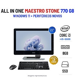 ALL-IN-ONE STONE MAESTRO 770 G8 | i3-8100 = I5-6600 | 8GB RAM | 480GB SSD