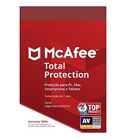 ANTIVIRUS MCAFEE PROTECAO TOTAL - 4 ANOS