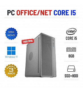 PC SEMI-NOVO OFFICE/NET | i5-6500 | 8GB RAM | SSD + HDD