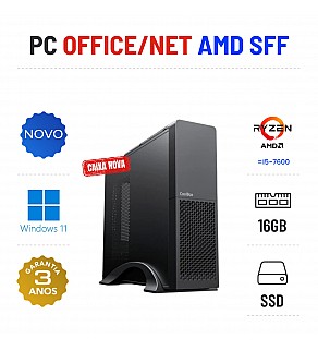 PC NOVO OFFICE/NET SFF | RYZEN 3 = i5-7600 | 16GB RAM | 240GB SSD | OFERTA DE OFFICE 2021