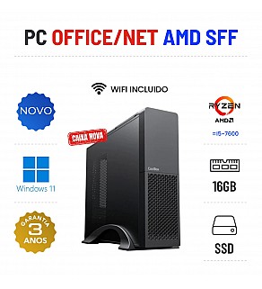 PC NOVO OFFICE/NET SFF | RYZEN 3 = i5-7600 | 16GB RAM | 240GB SSD | OFERTA DE OFFICE 2021