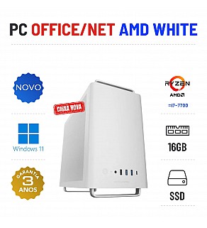 PC NOVO OFFICE/NET WHITE EDITION | RYZEN 5 = i7-7700 | 16GB RAM | 240GB SSD | OFERTA DE OFFICE 2021