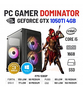 PC GAMER DOMINATOR | GTX1050TI-4GB | I5-4440 | 16GB RAM | 240GB SSD