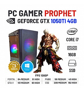 PC GAMER PROPHET | GTX1050TI-4GB | I7-4770 | 16GB RAM | 240GB SSD