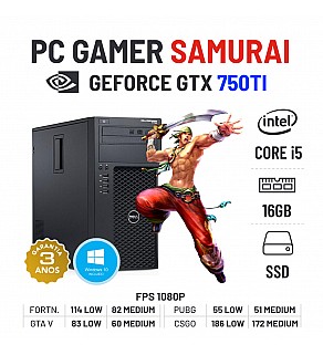 PC GAMER SAMURAI | GTX750TI | i5-4590 | 16GB RAM | 240GB SSD
