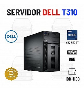 SERVIDOR DELL POWEREDGE T310 | XEON X3430 | 8GB RAM | 2x 500GB HDD