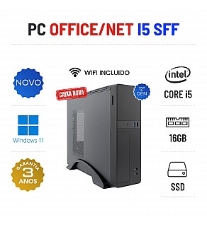 PC NOVO OFFICE/NET SSF | i5-12400 | 16GB RAM | 480GB SSD