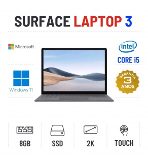 MICROSOFT SURFACE LAPTOP 3 | 13.5" 2K TOUCH | I5-1035G7 | 8GB RAM | 240GB SSD