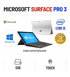 MICROSOFT SURFACE PRO 3 12" I5-4300U 4GB RAM 120GB SSD