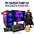 CONJUNTO GAMER THOR V2 NOVO | RX580-8GB | RYZEN 3 = i7-7700K | 16GB RAM | 480GB SSD COM MONITOR + ACESSORIOS