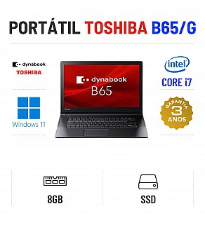 TOSHIBA DYNABOOK B65/G | 15.6" | I7-6600U | 8GB RAM | 240GB SSD