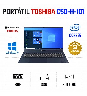 TOSHIBA PRO C50-H-101 | 15.6" FULLHD | i5-1035G1 | 8GB RAM | 240GB SSD