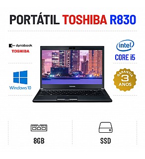 TOSHIBA PORTEGE R830 | 13.3" | i5-2520M | 8GB RAM | 240GB SSD