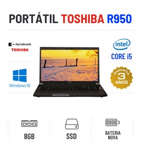 TOSHIBA TECRA R950 | 15.6" | i5-3230m | 8GB RAM | 240GB SSD | BATERIA NOVA