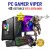 CONJUNTO GAMER VIPER | RTX2070-8GB = RTX3060-8GB | RYZEN=i7-10700F | 16GB RAM | 480GB SSD COM MONITOR + ACESSORIOS