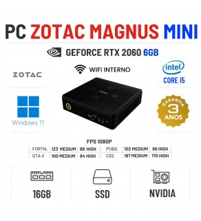 MINIPC 3D/GAMING | I5-10300H | 16GB RAM | 240GB SSD | RTX 2060 6GB