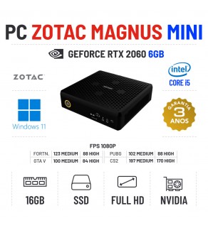 ZOTAC MAGNUS MINIPC 3D/GAMING | I5-10300H | 16GB RAM | 240GB SSD