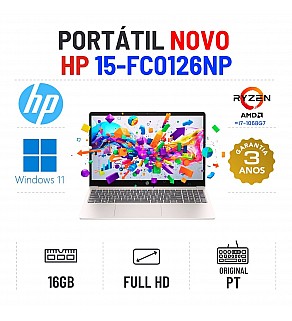 NOVO - HP 15-FC0126NP | 15.6" FULLHD | RYZEN 5 = i7-1068G7 | 16GB RAM | 480GB SSD | OFERTA DE OFFICE 2021 NOVO - HP 15-FC0126NP | 15.6" FULLHD | RYZEN 5 = i7-1068G7 | 16GB RAM | 480GB SSD | OFERTA DE OFFICE 2021