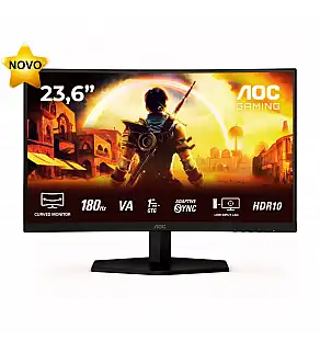 MONITOR TFT NOVO | AOC C24G42E CURVO | 24" FULLHD 180HZ MONITOR TFT NOVO | AOC C24G42E CURVO | 24" FULLHD 180HZ