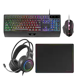 COMBO 4 EM 1 MARS GAMING MCP124PT RGB NOVO