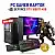 CONJUNTO GAMER RAPTOR SEMI-NOVO | GTX1050Ti-4GB | XEON 12 CORES = i7-9700KF | 16GB RAM | 240GB SSD COM MONITOR + ACESSORIOS