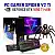 CONJUNTO GAMER SPIDER V2 Ti | GTX1050Ti-4GB | I5-8500 | 16GB RAM | 240GB SSD COM MONITOR + ACESSORIOS