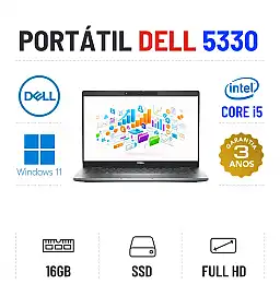 DELL LATITUDE 5330 | 13.3" FULLHD | i5-1245U | 16GB RAM | 240GB SSD 