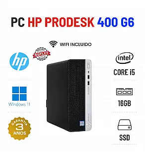 HP PRODESK 400 G6 SFF | i5-8400 | 16GB RAM | 480GB SSD 