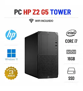 HP Z2 G5 TOWER | i7-10700 | 16GB RAM | 480GB SSD | OFERTA DE OFFICE 2021