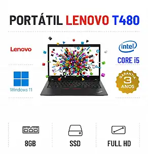 LENOVO THINKPAD T480 | 14.1'' FULLHD | i5-8350u | 8GB RAM | 240GB SSD