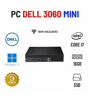DELL OPTIPLEX 3060 MICRO/MINI | i7-8700 | 16GB RAM | 240GB SSD DELL OPTIPLEX 3060 MICRO/MINI | i7-8700 | 16GB RAM | 240GB SSD