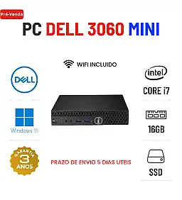 DELL OPTIPLEX 3060 MICRO/MINI | i7-8700 | 16GB RAM | 240GB SSD