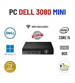 DELL 3080 MICRO/MINI | i5-10500T | 8GB RAM | 240GB SSD | OFERTA DE OFFICE 2021 DELL 3080 MICRO/MINI | i5-10500T | 8GB RAM | 240GB SSD | OFERTA DE OFFICE 2021