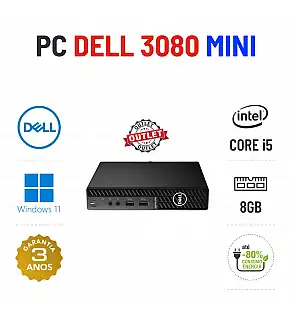 DELL 3080 MICRO/MINI | i5-10500T | 8GB RAM | 240GB SSD | OFERTA DE OFFICE 2021 DELL 3080 MICRO/MINI | i5-10500T | 8GB RAM | 240GB SSD | OFERTA DE OFFICE 2021