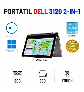 DELL LATITUDE 3120 2-IN-1 | 11.6" TOUCH | N6000=I5-5200U| 8GB RAM | SSD DELL LATITUDE 3120 2-IN-1 | 11.6" TOUCH | N6000=I5-5200U| 8GB RAM | SSD