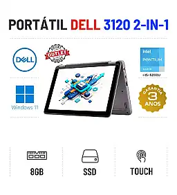 DELL LATITUDE 3120 2-IN-1 | 11.6" TOUCH | N6000=I5-5200U| 8GB RAM | SSD