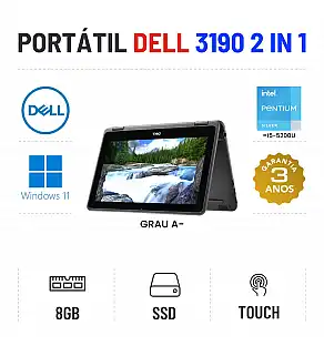 DELL LATITUDE 3190 2-IN-1 | 11.6" TOUCH | PENTIUM=I5-5200U | 8GB RAM | SSD