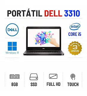 DELL LATITUDE 3310 | 13.3" TOUCH FULLHD | i5-8265U | 8GB RAM | 240GB SSD