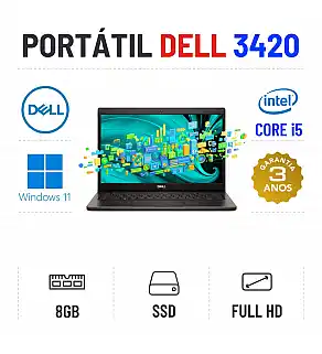 DELL LATITUDE 3420 | 14" FULLHD | I5-1135G7 | 8GB | 480GB SSD 