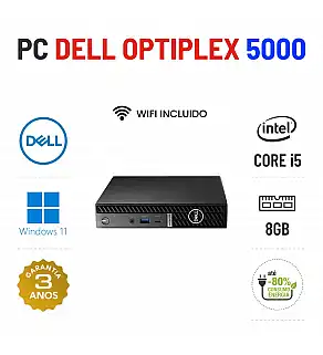 DELL OPTIPLEX 5000 MICRO/MINI | i5-12500T | 8GB RAM | 240GB SSD | OFERTA DE OFFICE