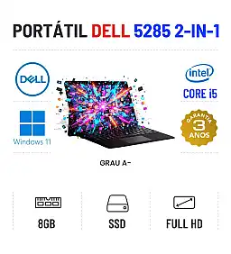  DELL LATITUDE 5285 2-IN-1 | 12.3" FULLHD | I5-7300U | 8GB RAM | 240GB SSD 