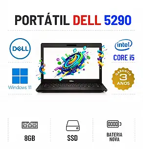 DELL LATITUDE 5290 | 12.5" | i5-7300u | 8GB RAM | SSD | BATERIA NOVA