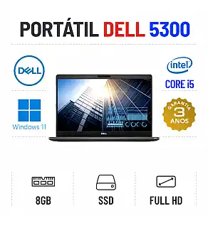 DELL LATITUDE 5300 | 13.3" FULLHD | i5-8365u | 8GB RAM | 240GB SSD