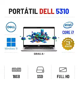 DELL LATITUDE 5310 | 13.3" FULLHD | I7-10610U | 16GB RAM | 240GB SSD
