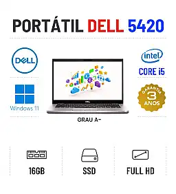 DELL LATITUDE 5420 | 14" FULLHD | i5-1135G7 | 16GB RAM | 240GB SSD